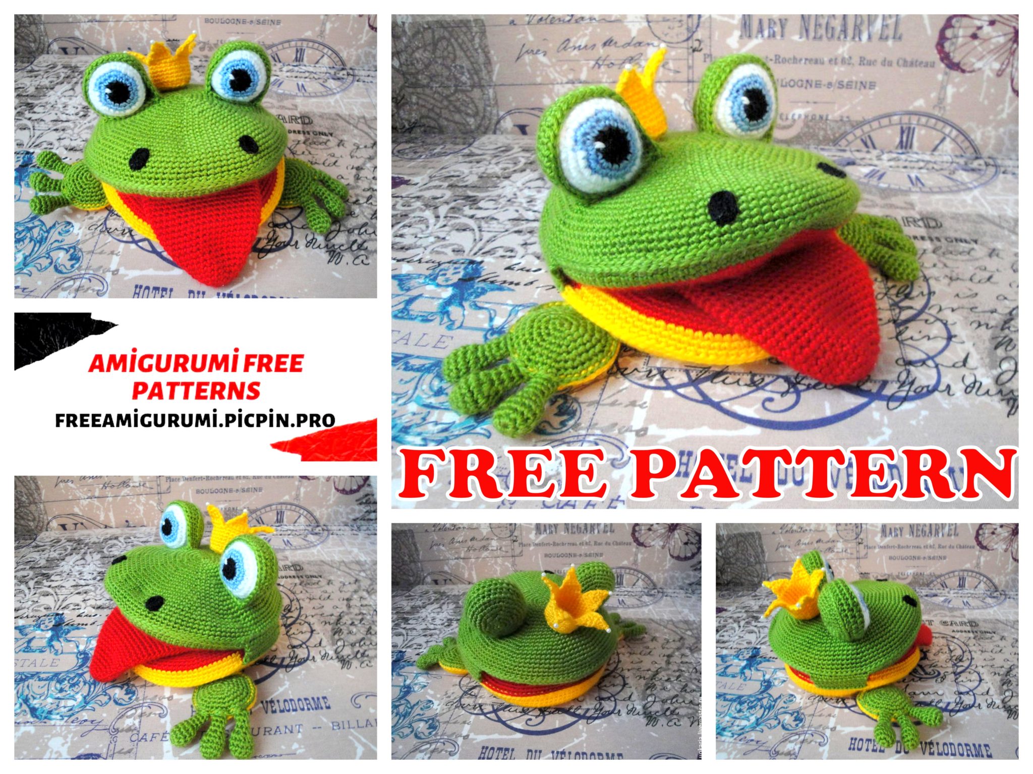 Amigurumi Cute Frog Free Crochet Pattern – Amigurumi