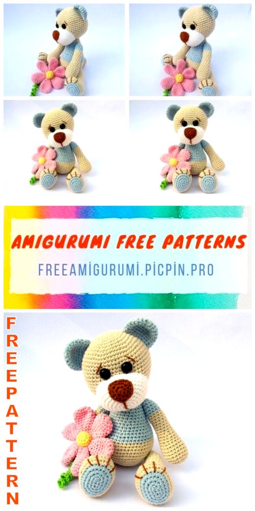 Cute Teddy Bear Amigurumi Free Pattern – Amigurumi