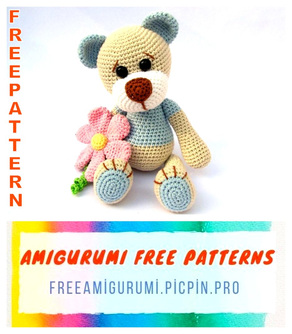 Cute Teddy Bear Amigurumi Free Pattern – Amigurumi