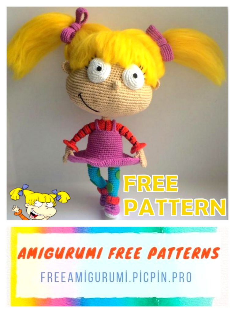 Angelica Doll Amigurumi Free Crochet Pattern