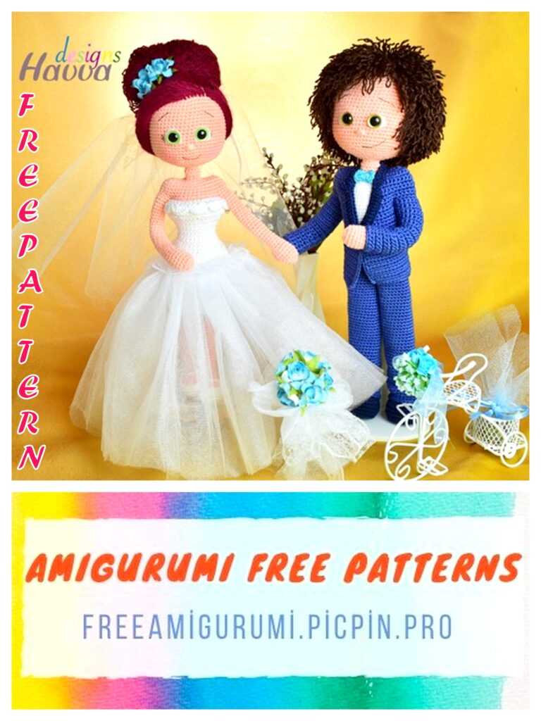 Wedding Concept Amigurumi Free Crochet Pattern
