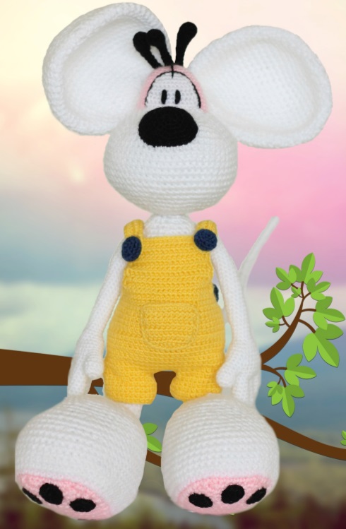 Big Mouse Amigurumi Free Crochet Pattern