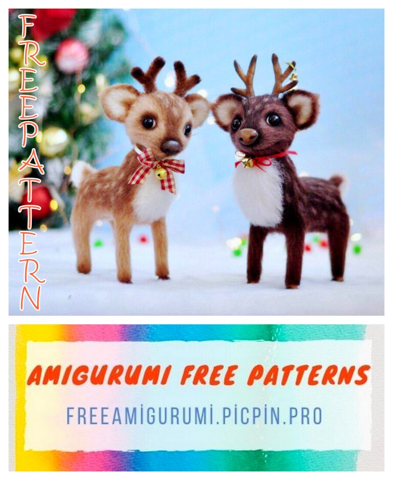 Reindeer Amigurumi Free Crochet Pattern