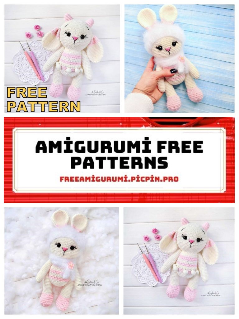 Cute Bunny Amigurumi Free Crochet Pattern