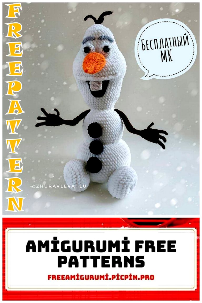 Cute Snowman Amigurumi Free Crochet Pattern