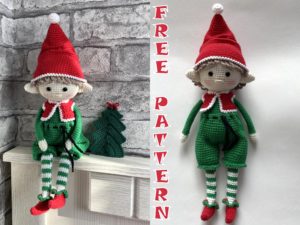 Christmas Elf Amigurumi Free Crochet Pattern – Amigurumi