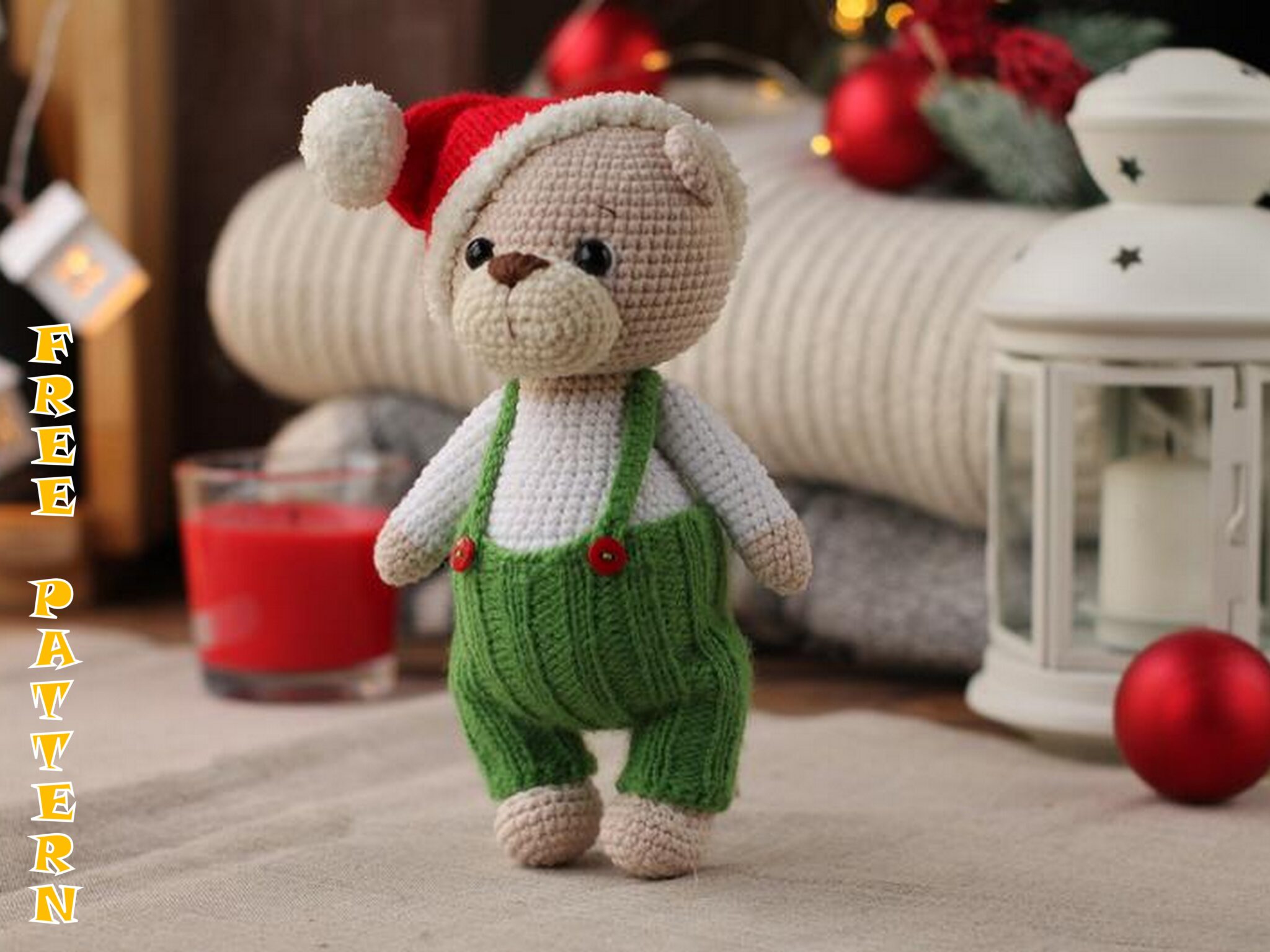 Christmas Bear Amigurumi Free Crochet Pattern – Amigurumi