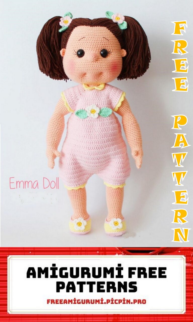 Emma Doll Amigurumi Free Crochet Pattern