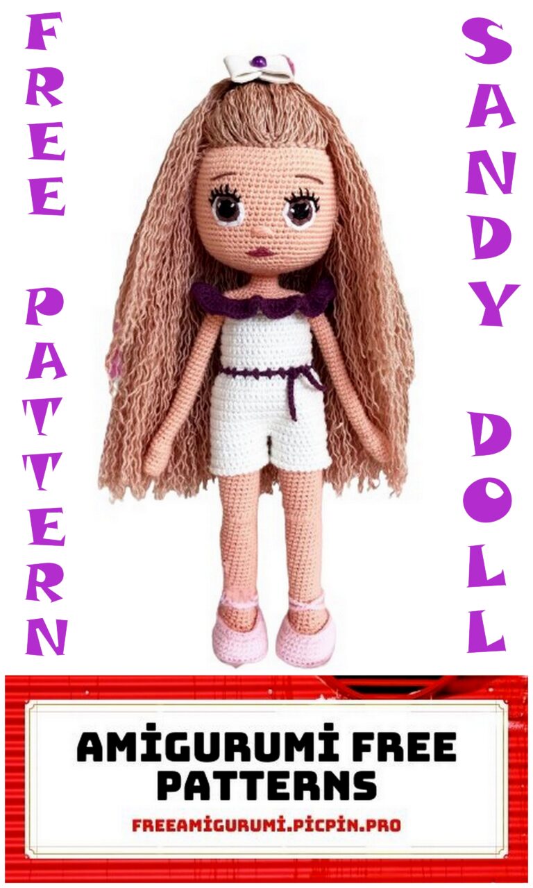 Sandy Doll Amigurumi Free Crochet Pattern