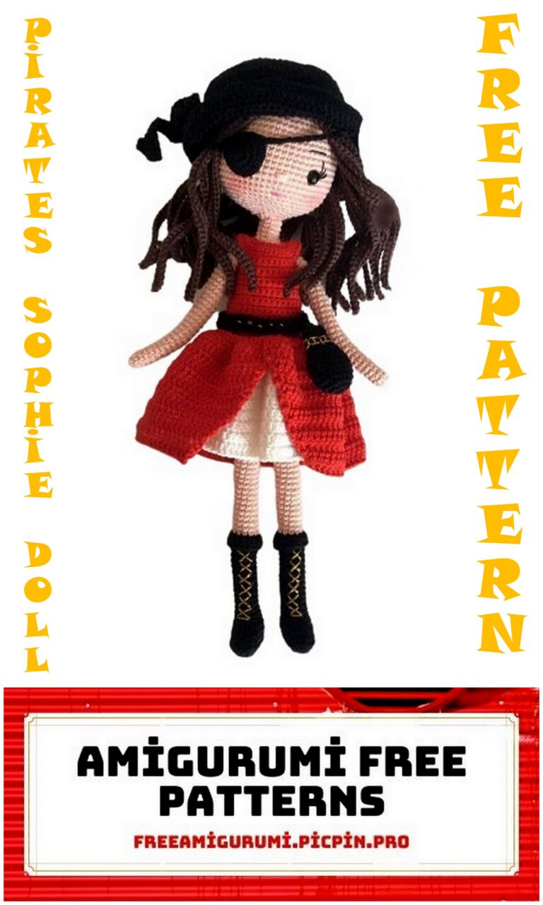 Pirates Sophie Doll Amigurumi Free Crochet Pattern