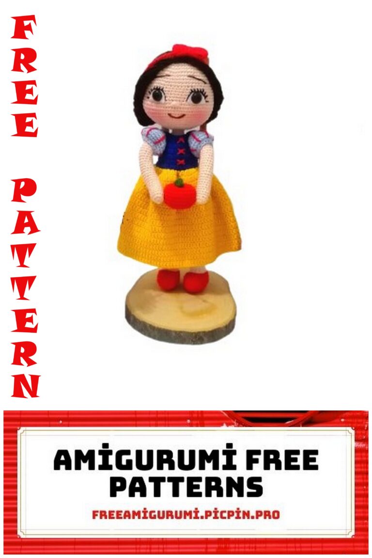 Snow White Amigurumi Doll Free Crochet Pattern