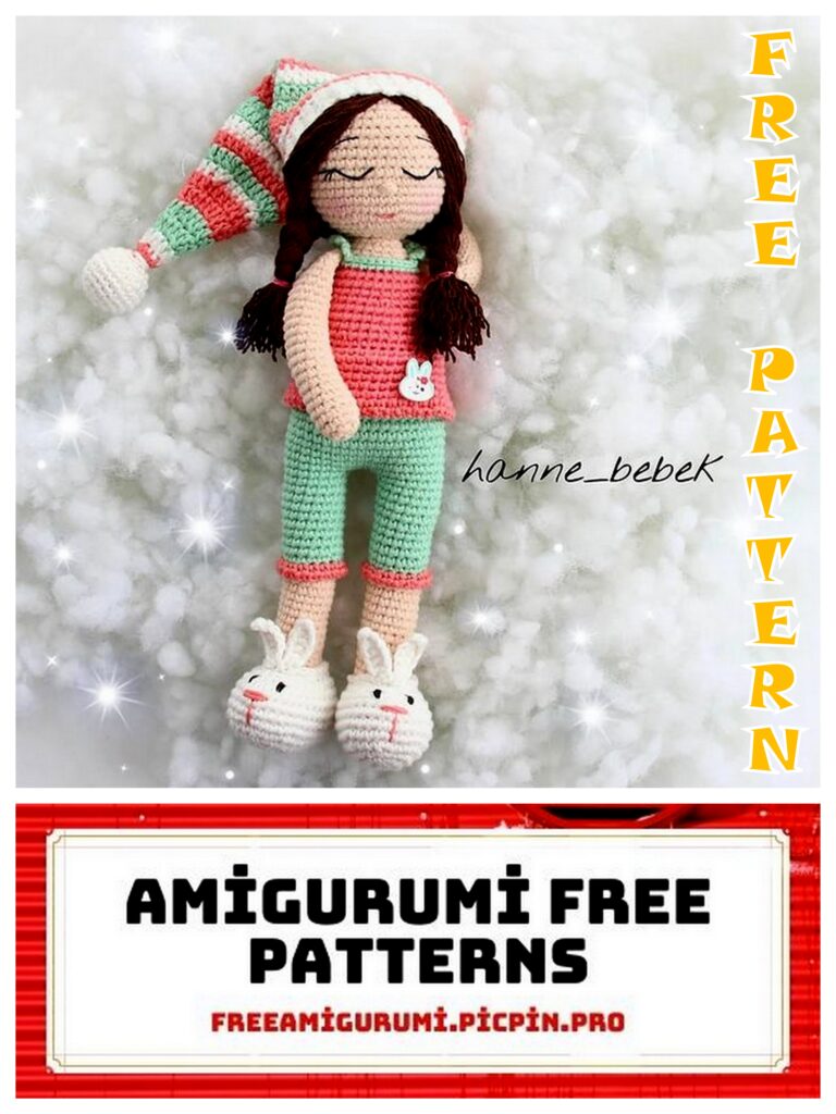 Amigurumi Doll Sleeping Beauty Free Crochet Pattern