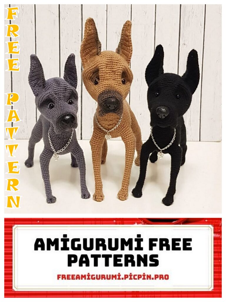 Great Dog Amigurumi Free Crochet Pattern