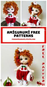 Cherry Doll Amigurumi Free Crochet Pattern – Amigurumi