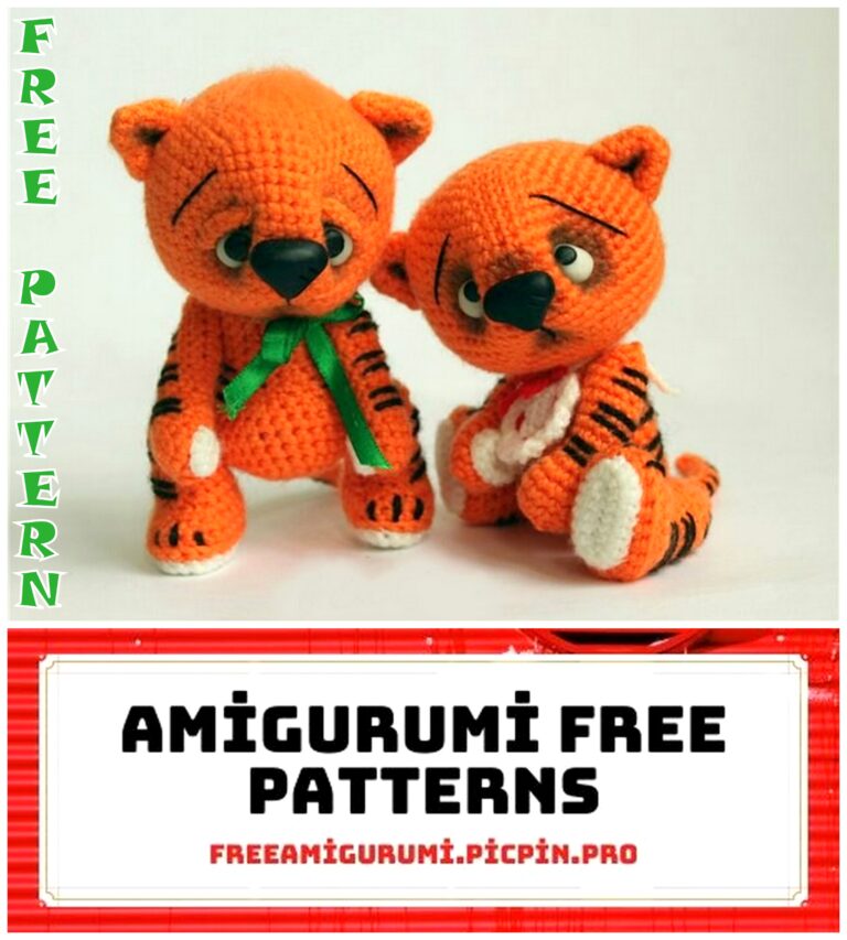 Baby Tiger Amigurumi Free Crochet Pattern