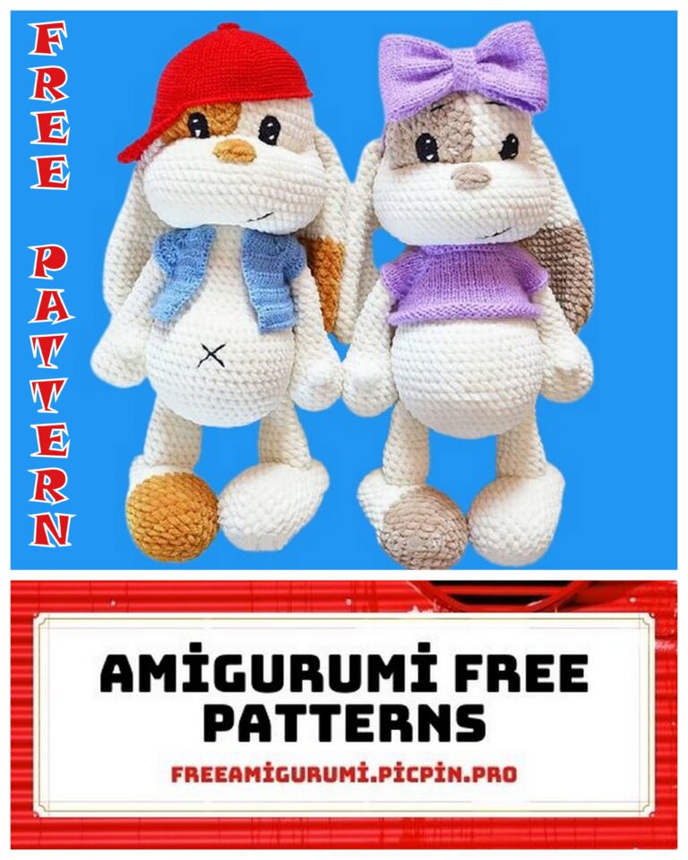 Dear Dogs Amigurumi Free Crochet Pattern
