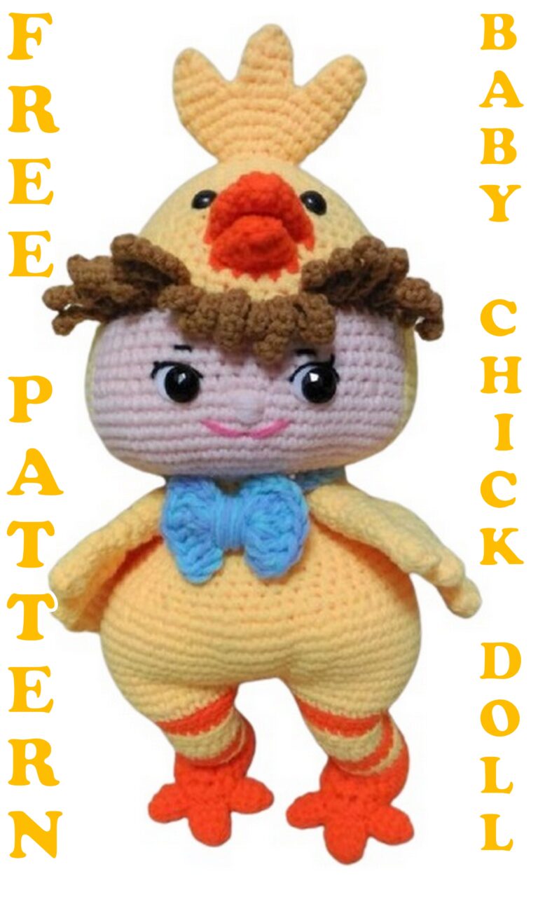 Baby Chick Doll Amigurumi Free Crochet Pattern