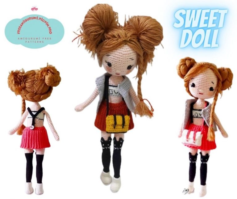 Sweet Doll Amigurumi Free Crochet Pattern