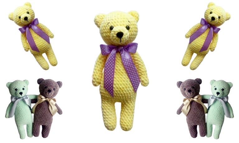 Create Your Own Luxurious Velvet Teddy Bear – Free Amigurumi Pattern