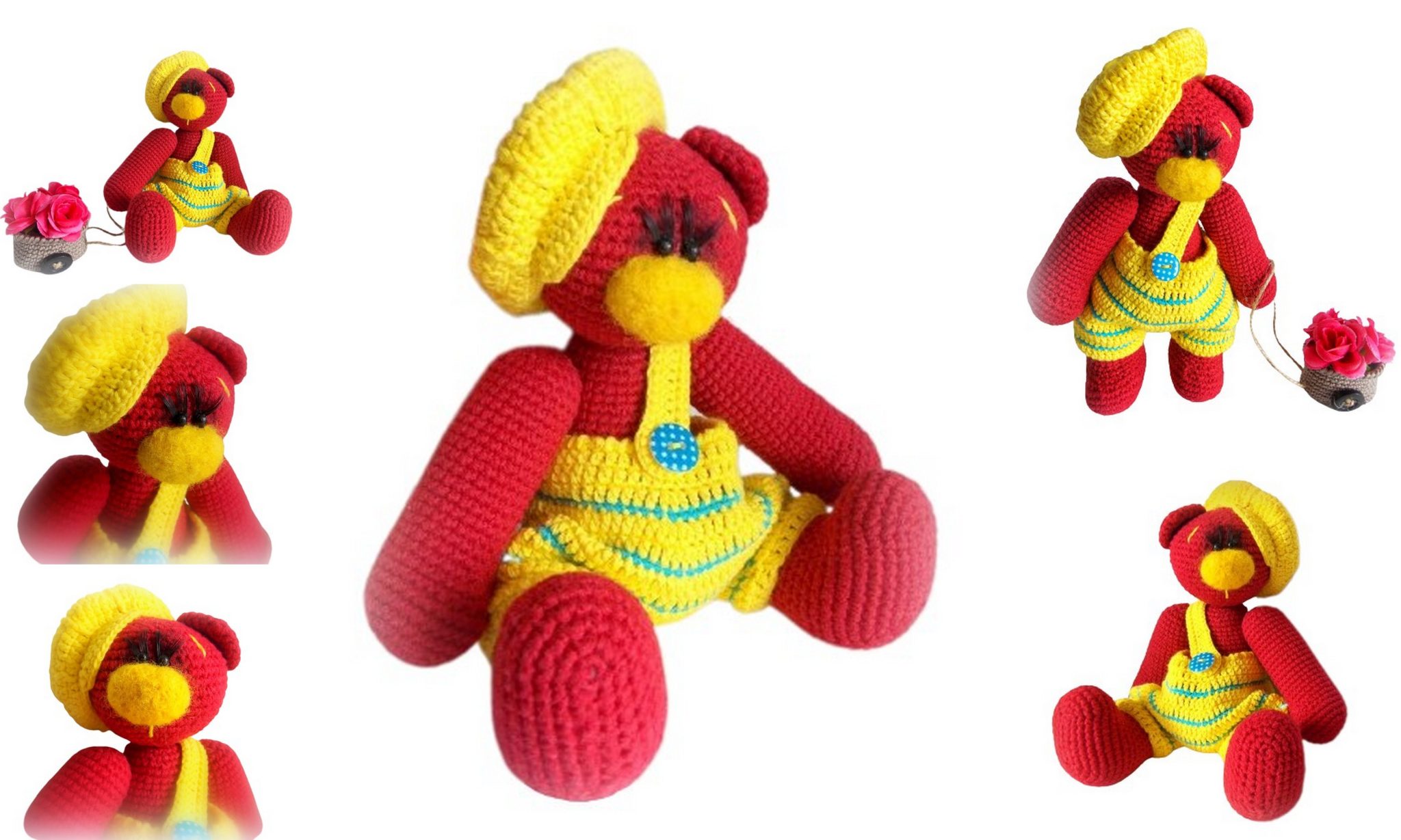 Amigurumi Cherry Teddy Bear Free Pattern – Amigurumi