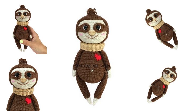 Sloth Neil Amigurumi Free Pattern: Craft Your Own Laid-back Friend!