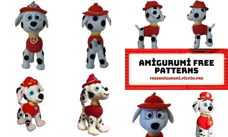 Free Dog Marshall Amigurumi Pattern: Crochet Your Own Paw Patrol Pup!